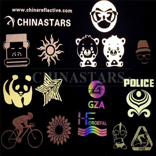 反光熱貼logo 可定制各類圖案