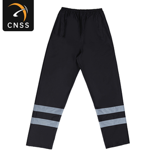 交通環(huán)衛(wèi)黑色牛津布反光雨褲