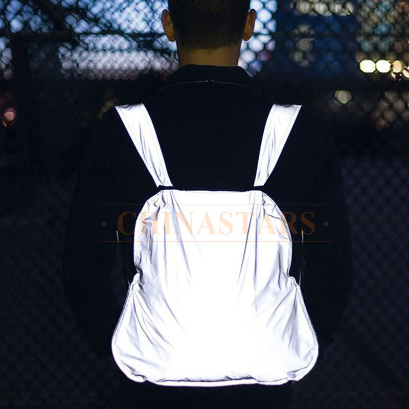 高亮化纖防火反光布 