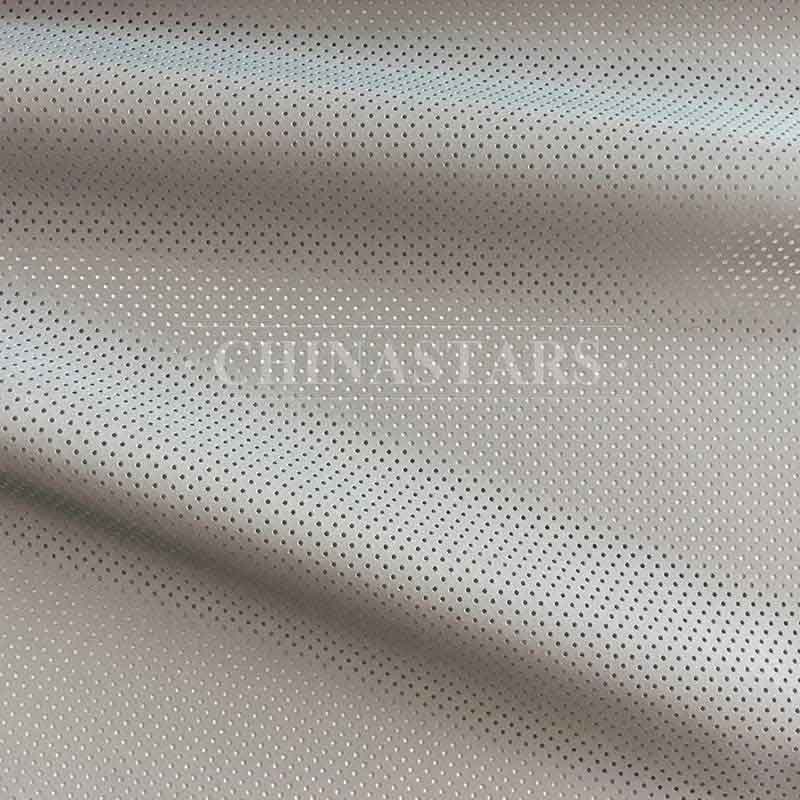 沖孔薄型反光彈力布面料
