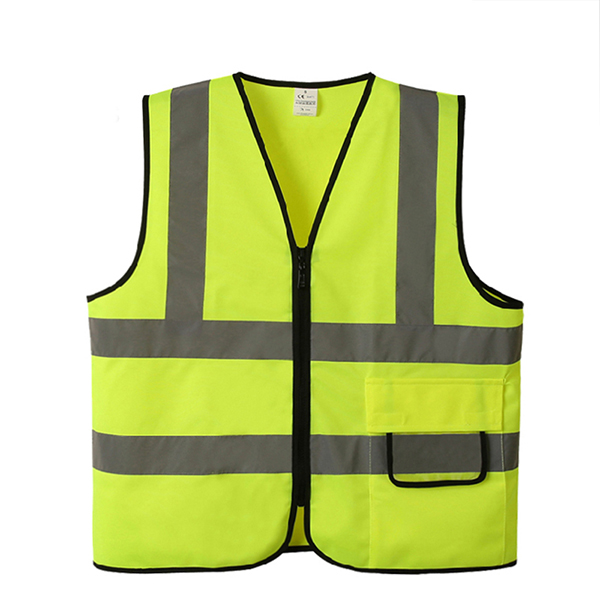 交通環(huán)衛(wèi)施工反光馬甲安全背心帶口袋